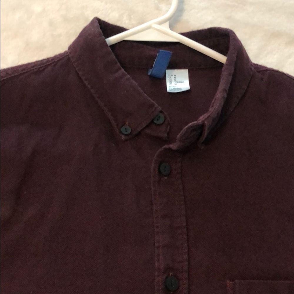 Maroon button down - Picture 4 of 4